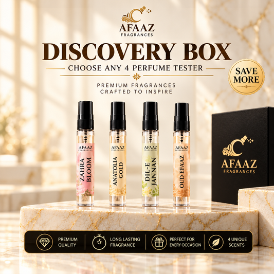 Afaaz Fragrances – 4 Testers Discovery Box