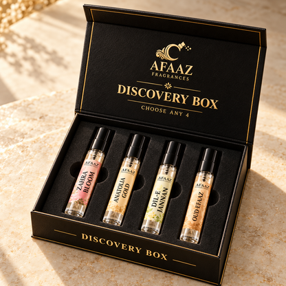 Afaaz Fragrances – 4 Testers Discovery Box
